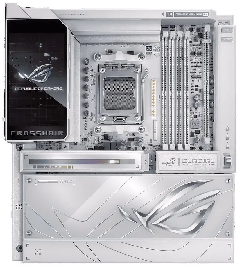 Belvis de Jarama PC - Montaje Placa Base ASUS ROG CROSSHAIR X870E GLACIAL Belvis de Jarama